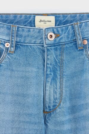 Kae wide jeans (252 / G / MD BLUE BLEACH)